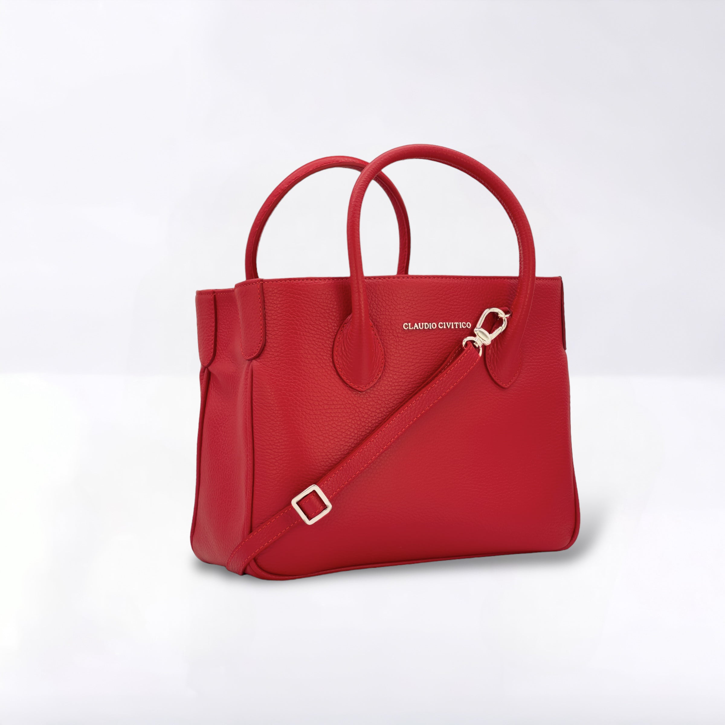 Red discount satchel purse